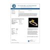 Image 3 : 1.01 CTW Certified Intense Yellow SI Diamond Solitaire Engagement Ring 10K Rose Gold - REF-180F2N - 