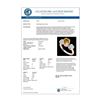 Image 3 : 3 CTW Intense Yellow Diamond Solitaire Art Deco 3 Stone Ring 18K Rose Gold - REF-470K9W - 37435