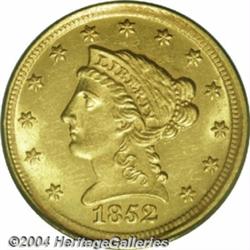 1852-D[$2 1/2] MS62 PCGS.