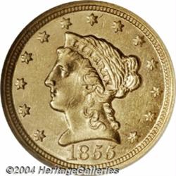 1855-C[$2 1/2] MS60 NGC.
