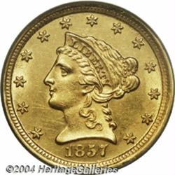 1857-D[$2 1/2] MS62 PCGS.