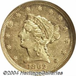 1862-S[$2 1/2] XF45 NGC.