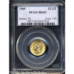 1905[$2 1/2] MS65 PCGS.