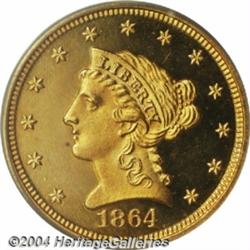 1864[$2 1/2] PR64 Deep Cameo PCGS.