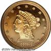 Image 1 : 1867[$2 1/2] PR67 Deep Cameo PCGS.