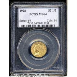 1928[$2 1/2] MS64 PCGS.