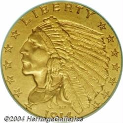 1914[$2 1/2] PR64 PCGS.