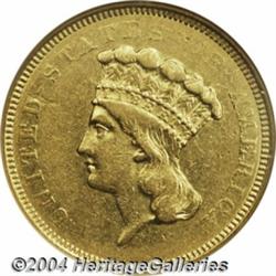 1854-O[$3] AU53 NGC.