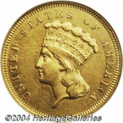 1857-S[$3] AU55 NGC.