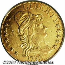 1798[$5] Large Eagle, Large 8, 13 Star Reverse XF45 PCGS.