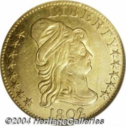 1802/1[$5] AU58 NGC.