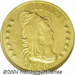 1806[$5] Round Top 6, 7x6 Stars MS62 NGC.Knobbed-6