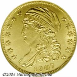 1807[$5] Bust Left MS63 NGC.