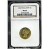 Image 3 : 1846[$5] Small Date MS63 NGC.