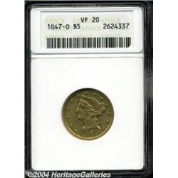 1847-O[$5] VF20 ANACS.