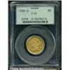 Image 1 : 1854-D[$5] Large D Fine 15 PCGS.