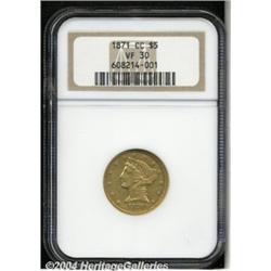 1871-CC[$5] VF30 NGC.