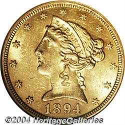 1894-S[$5] MS61 NGC.