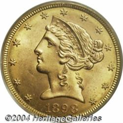 1898-S[$5] MS64 PCGS.