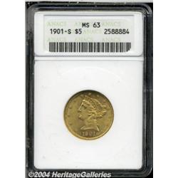 1901-S[$5] MS63 ANACS.
