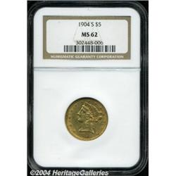 1904-S[$5] MS62 NGC.