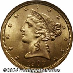 1907[$5] MS66 NGC.