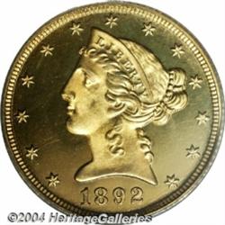 1892[$5] PR64 Cameo PCGS.