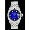 Image 2 : Rolex Men's Stainless Steel, QuickSet, Diam Dial & Diam/Sapphire Bezel - REF-521H2W