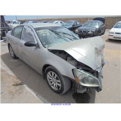 2005 - NISSAN ALTIMA // REBUILT SALVAGE // DAMAGED TITLE