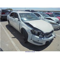 2007 - CHEVROLET IMPALA LS // REBUILT SALVAGE // DAMAGED TITLE