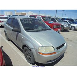 2005 - CHEVROLET AVEO