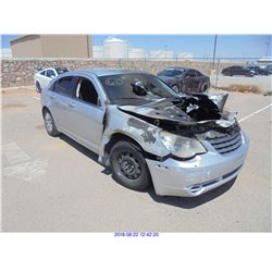 2010 - CHRYSLER SEBRING // SALVAGE TITLE