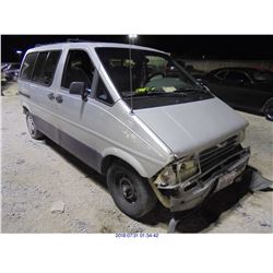 1992 - FORD AEROSTAR // LEGAL RESTRAINT