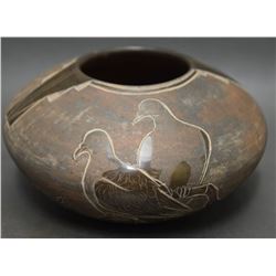 SANTA CLARA INDIAN POTTERY JAR (NARANJO)
