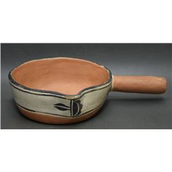 COCHITI INDIAN  POTTERY FRYING PAN