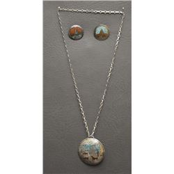 NAVAJO INDIAN PINS AND PENDENT (SINGER)