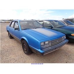 1985 - CHEVROLET CELEBRITY