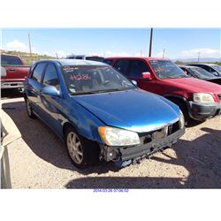 2006 - KIA SPECTRA // SALVAGE TITLE
