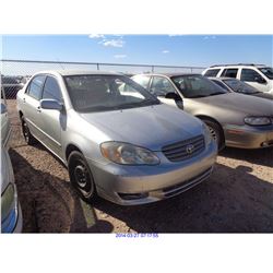 2003 - TOYOTA COROLLA