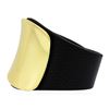Image 2 : Leather Strap Bracelet - Rhodium Plated