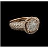 Image 1 : 3.01 ctw Diamond Ring - 14KT Rose Gold