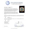 Image 5 : 6.25 ctw Blue Zircon and Diamond Ring - 18KT White Gold