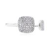 Image 1 : 0.31 ctw Diamond Ring - 14KT White Gold