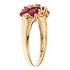 Image 2 : 2.09 ctw Ruby and Diamond Ring - 14KT Yellow Gold