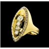 Image 1 : 1.73 ctw Diamond Ring - 14KT Yellow Gold