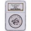 Image 1 : 2001 $1 Australia Snake Silver Coin NGC MS69