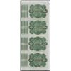 Image 2 : Uncut Sheet of (4) State of Louisiana Baby Bond Obsolete Notes