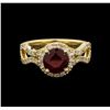 Image 2 : 14KT Yellow Gold 1.94 ctw Ruby and Diamond Ring