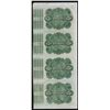 Image 2 : Uncut Sheet of (4) State of Louisiana Baby Bond Obsolete Notes