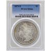 Image 1 : 1879-S $1 Morgan Silver Dollar Coin PCGS MS66